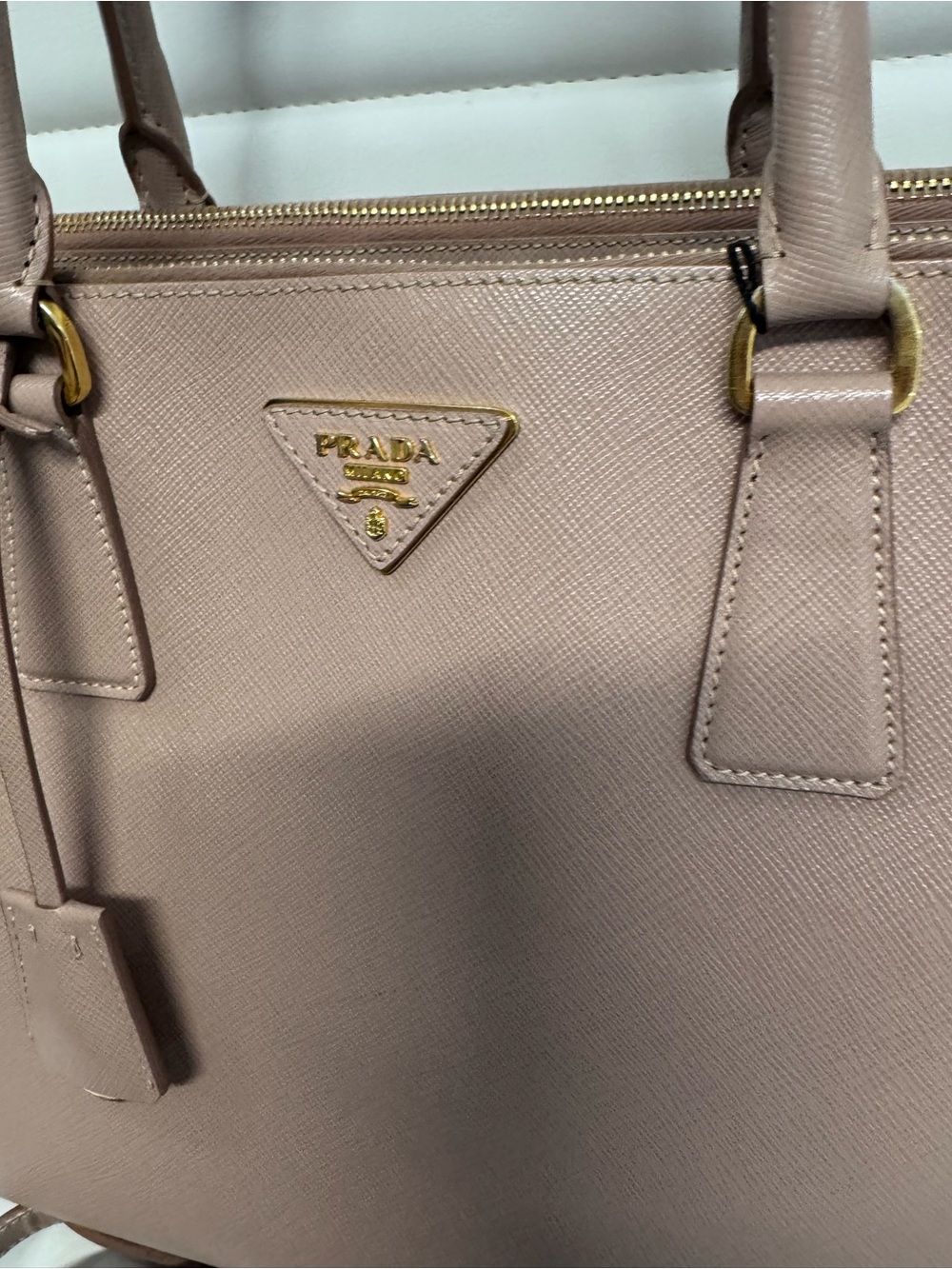 Prada Saffiano Galleria Tote in Dusty Rose - Picture 4 of 14